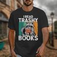 Raccoon Smutty Book Lover Spicy Romance Novels Women's Unisex T-Shirt Raccoon Smutty Book Lover Spicy Romance Novels Women's Unisex T-Shirt
