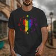 Rainbow Book With Stars And Moon Phases Gay Pride LGBT Unisex T-Shirt Rainbow Book With Stars And Moon Phases Gay Pride LGBT Unisex T-Shirt