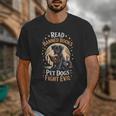 Read Banned Books PET DOGS FIGHT EVIL Read Books Reading Unisex T-Shirt