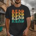 Read Read Read Read Book Lover Reading Bookworm Reader Unisex T-Shirt