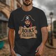 Read Book Reader Library Reading Librarian Pirate Bookworm Unisex T-Shirt Read Book Reader Library Reading Librarian Pirate Bookworm Unisex T-Shirt