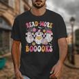 Read More Books Ghosts Reading Book Teacher Halloween Unisex T-Shirt