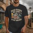 Read Books Be Kind Stay Weird Book Dragon Skeleton Reading Unisex T-Shirt Read Books Be Kind Stay Weird Book Dragon Skeleton Reading Unisex T-Shirt