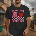 Read Your Heart Out Cute Reading Book Lover Unisex T-Shirt Read Your Heart Out Cute Reading Book Lover Unisex T-Shirt