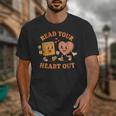 Read Your Heart Out Teacher Valentines Reading Book Love Unisex T-Shirt Read Your Heart Out Teacher Valentines Reading Book Love Unisex T-Shirt