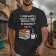 Reading 6-7 Six Seven Meme English Teacher Book Lover Unisex T-Shirt