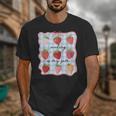 Reading Is My Jam Preppy Stawberry Bookworm Book Lover Nerd Unisex T-Shirt