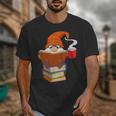 Reading Lover Book Graphic Gnome Unisex T-Shirt Reading Lover Book Graphic Gnome Unisex T-Shirt