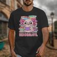 Readsalotl Axolotl Reading Book Bookworm Unisex T-Shirt