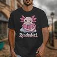Readsalotl Axolotl Reading Cute Book Lover Bookworm Unisex T-Shirt Readsalotl Axolotl Reading Cute Book Lover Bookworm Unisex T-Shirt