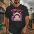 Readsolotl Pink Kawaii Axolotl Book Lover Reading Unisex T-Shirt Readsolotl Pink Kawaii Axolotl Book Lover Reading Unisex T-Shirt