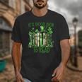 Retro Book Lucky Reading Teacher St Patrick's Day -Adults Small Cotton Blend Polyester Blend Short Sleeve Unisex T-Shirt Retro Book Lucky Reading Teacher St Patrick's Day -Adults Small Cotton Blend Polyester Blend Short Sleeve Unisex T-Shirt