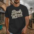 Retro Book Worm Reading For Book Lovers Unisex T-Shirt Retro Book Worm Reading For Book Lovers Unisex T-Shirt