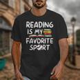 Retro Reading Is My Favorite Sport Baseball World Book Day Unisex T-Shirt Retro Reading Is My Favorite Sport Baseball World Book Day Unisex T-Shirt
