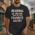 Retro Reading Is My Favorite Sport Football World Book Day Unisex T-Shirt Retro Reading Is My Favorite Sport Football World Book Day Unisex T-Shirt