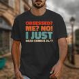 Retro Superheroes Art Graphic Novels Vintage Comic Books Unisex T-Shirt