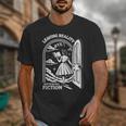 Retro Trendy Bookish Book Lover Reading Quotes Leaving Reality Entering Fiction -Adults Small Short Sleeve T-Shirt Unisex T-Shirt Retro Trendy Bookish Book Lover Reading Quotes Leaving Reality Entering Fiction -Adults Small Short Sleeve T-Shirt Unisex T-Shirt