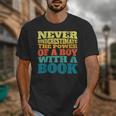 Retro Never Underestimate The Power Of a Boy With a Book Unisex T-Shirt