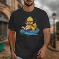 Rubber Duck Reading Book Swim Rubber Duckling Rubber Duckie Unisex T-Shirt Rubber Duck Reading Book Swim Rubber Duckling Rubber Duckie Unisex T-Shirt
