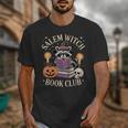 Salem Witch Book Club Bookish Halloween Raccoon Witchcraft Unisex T-Shirt