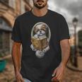 Shih Tzu Book How To Train Your Human Funny Dog Motif Unisex T-Shirt