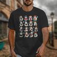 Snowman Reading Book Christmas Cozy Book Lover Bookish Unisex T-Shirt Snowman Reading Book Christmas Cozy Book Lover Bookish Unisex T-Shirt