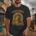 Speak Friend Enter Bookshop Magic Panther Unisex T-Shirt Speak Friend Enter Bookshop Magic Panther Unisex T-Shirt
