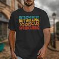 Speedcuber Introvert Cube Solver Speedsolving Speedcubing Unisex T-Shirt