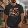 Squirrel Reading a Book Lover Bookworm Unisex T-Shirt