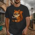 Squirrel Reading Book Lover Unisex T-Shirt