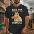 I Stay Home I Read Books I Pet My Cat I Regret Nothing Women Unisex T-Shirt