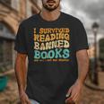 I Survived Reading Banned Books Read Librarian Men Women Unisex T-Shirt I Survived Reading Banned Books Read Librarian Men Women Unisex T-Shirt