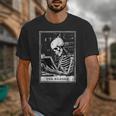 Tarot Card Shirt The Reader Tarot Skeleton Reading Book Unisex T-Shirt Tarot Card Shirt The Reader Tarot Skeleton Reading Book Unisex T-Shirt