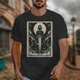 Tarot Cards Guide Book Esoteric Mysticism Clothing Tarot Card Justice Unisex T-Shirt