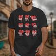 Teacher Valentines Day Reading Book Lover Bookworm Library Unisex T-Shirt