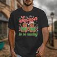 Tis The Season Book Reading Gingerbread Teacher Librarian Unisex T-Shirt Tis The Season Book Reading Gingerbread Teacher Librarian Unisex T-Shirt