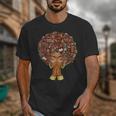 History Month Afro Book Lover Women Girls Librarian Unisex T-Shirt