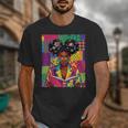 History Month Educated Black Women Girls Reading Book Unisex T-Shirt