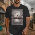 Totally Weird Tees Cat Library Book Reading Literary Unisex T-Shirt Totally Weird Tees Cat Library Book Reading Literary Unisex T-Shirt