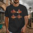 Turkey Reading Books Shirt Thanksgiving Turkey Bookworm Unisex T-Shirt