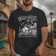 Unapologetically Antisocial Book Club Meets Weekly Retro Unisex T-Shirt