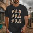 Vampire Reading Books Halloween Cute Teens Kids Unisex T-Shirt