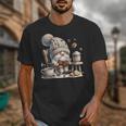 Vintage Cute Gnome Reading Book Coffee Cute Gnome Graphic Unisex T-Shirt Vintage Cute Gnome Reading Book Coffee Cute Gnome Graphic Unisex T-Shirt