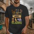 Wild About Reading Reading Books And Bookworm Library Day Unisex T-Shirt