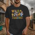 Wild About Reading Kid Love Wild Animal Books Back To School Unisex T-Shirt