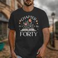 Women's 1986 Chapter Forty 40th Birthday Wildflower Book 40 Year Old Unisex T-Shirt