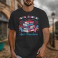 Women's Books Fireworks And Freedom Independence Day Book Lover Unisex T-Shirt Women's Books Fireworks And Freedom Independence Day Book Lover Unisex T-Shirt