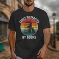 Women's Easily Distracted By Books Unisex T-Shirt Women's Easily Distracted By Books Unisex T-Shirt