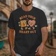 Women's Read Your Heart Out Teacher Valentines Reading Book Love Unisex T-Shirt Women's Read Your Heart Out Teacher Valentines Reading Book Love Unisex T-Shirt