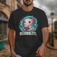Women's Readsolotl Kawaii Axolotl Reading Book Lover Unisex T-Shirt Women's Readsolotl Kawaii Axolotl Reading Book Lover Unisex T-Shirt